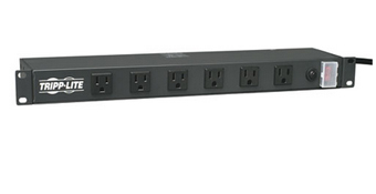 TRIPP LITE, POWER STRIP, 12 OUTLETS-15 FT. CORD, MULTIPLE OUTLET STRIP, 15-AMP RIGHT ANGLED